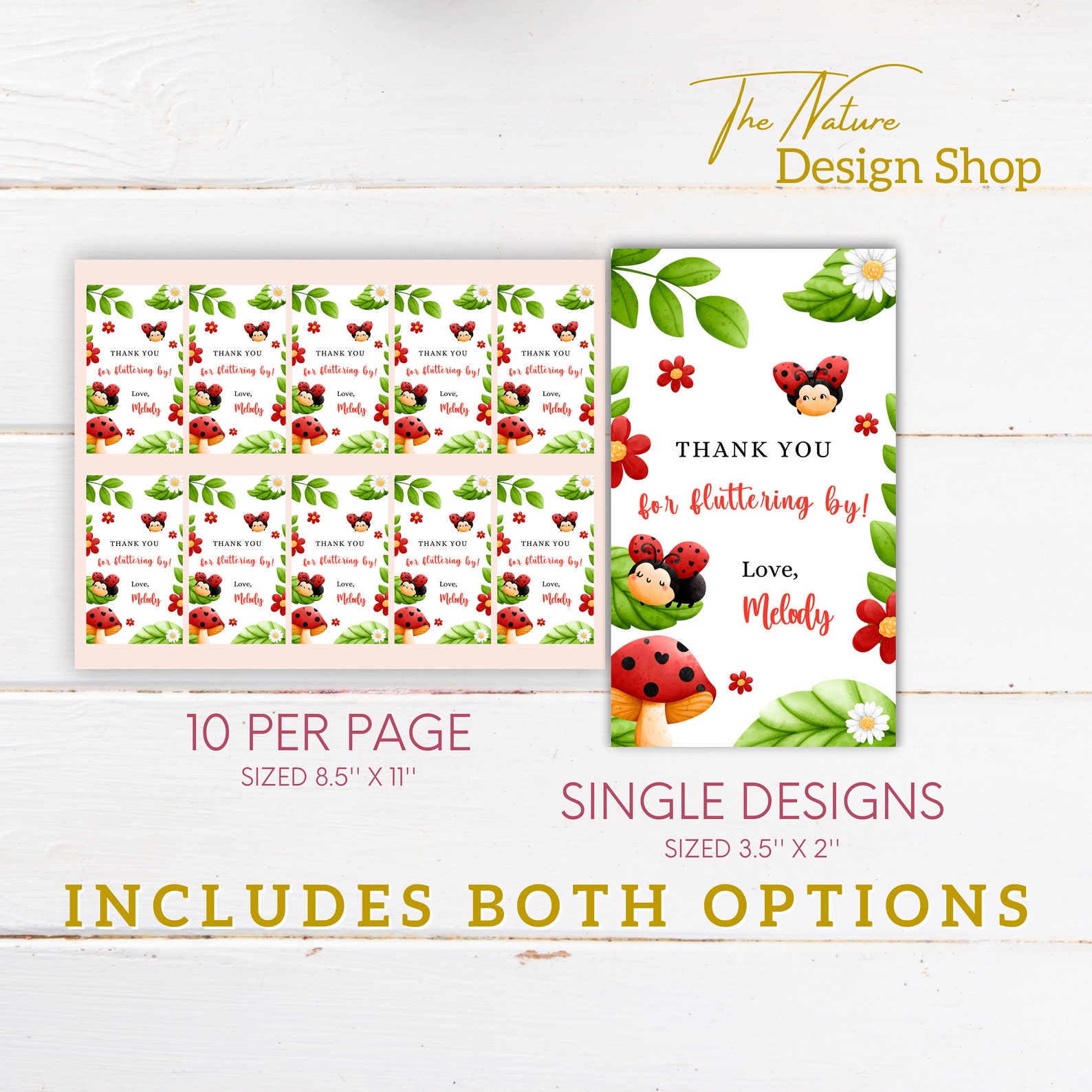 Ladybug Birthday Tag Ladybug Favor Tags Ladybug Party Favor - Etsy