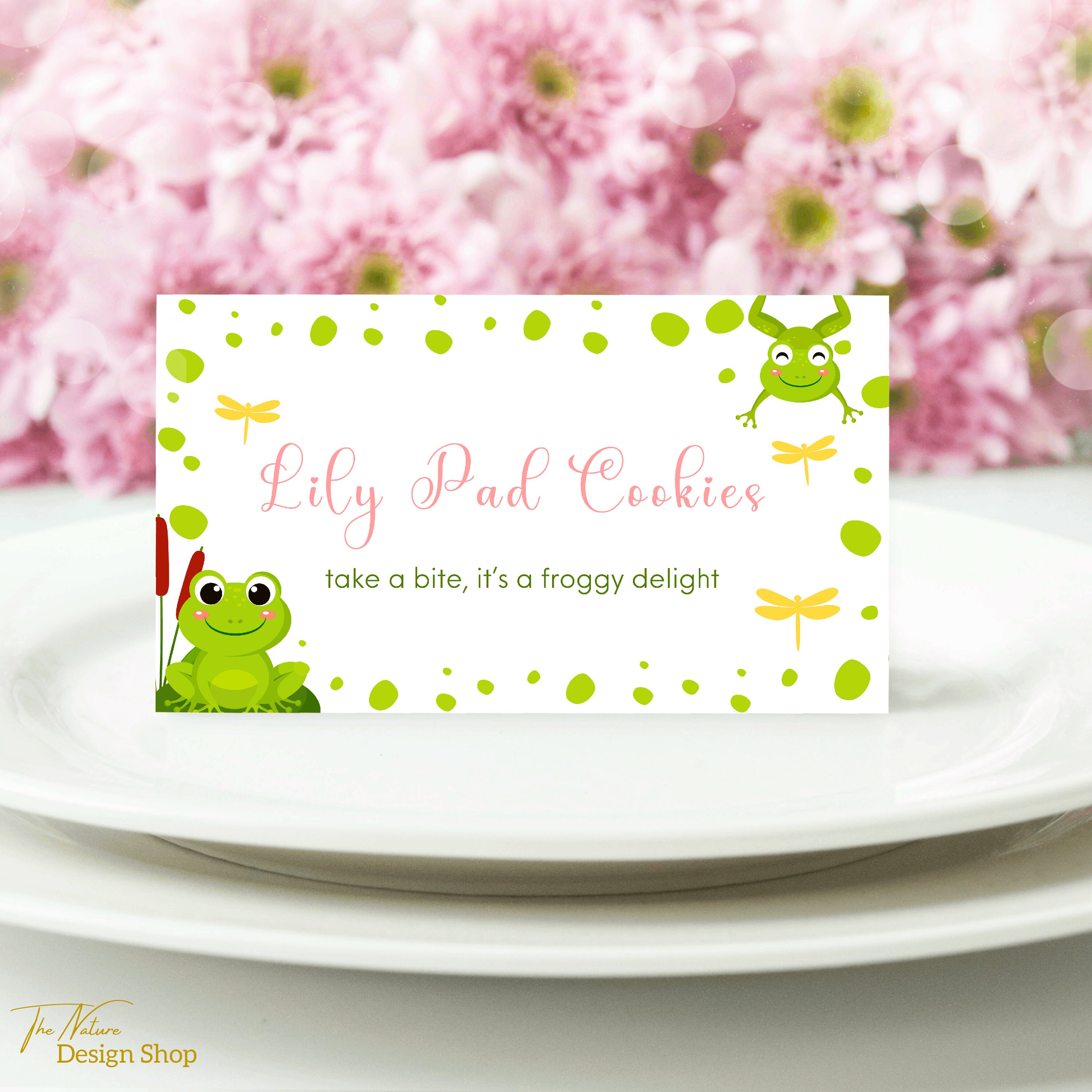 EDITABLE Frog Food Labels Frog Birthday Name Tags Frog Birthday ...