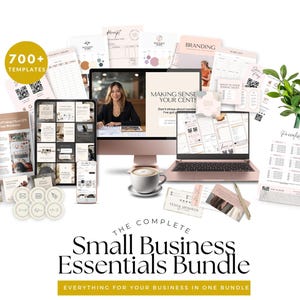 Business marketing bundle, Full Branding Package DIY Branding Kit Social Media Branding Template Marketing Bundle Instagram Bundle Business