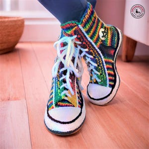 Home Slippers – Warm Handmade Sneaker Socks, Extra Wide Fit Option