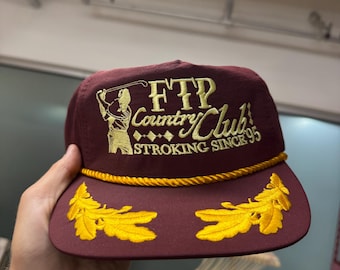 FTP Country Club Snapback Hat Made to Order Hat