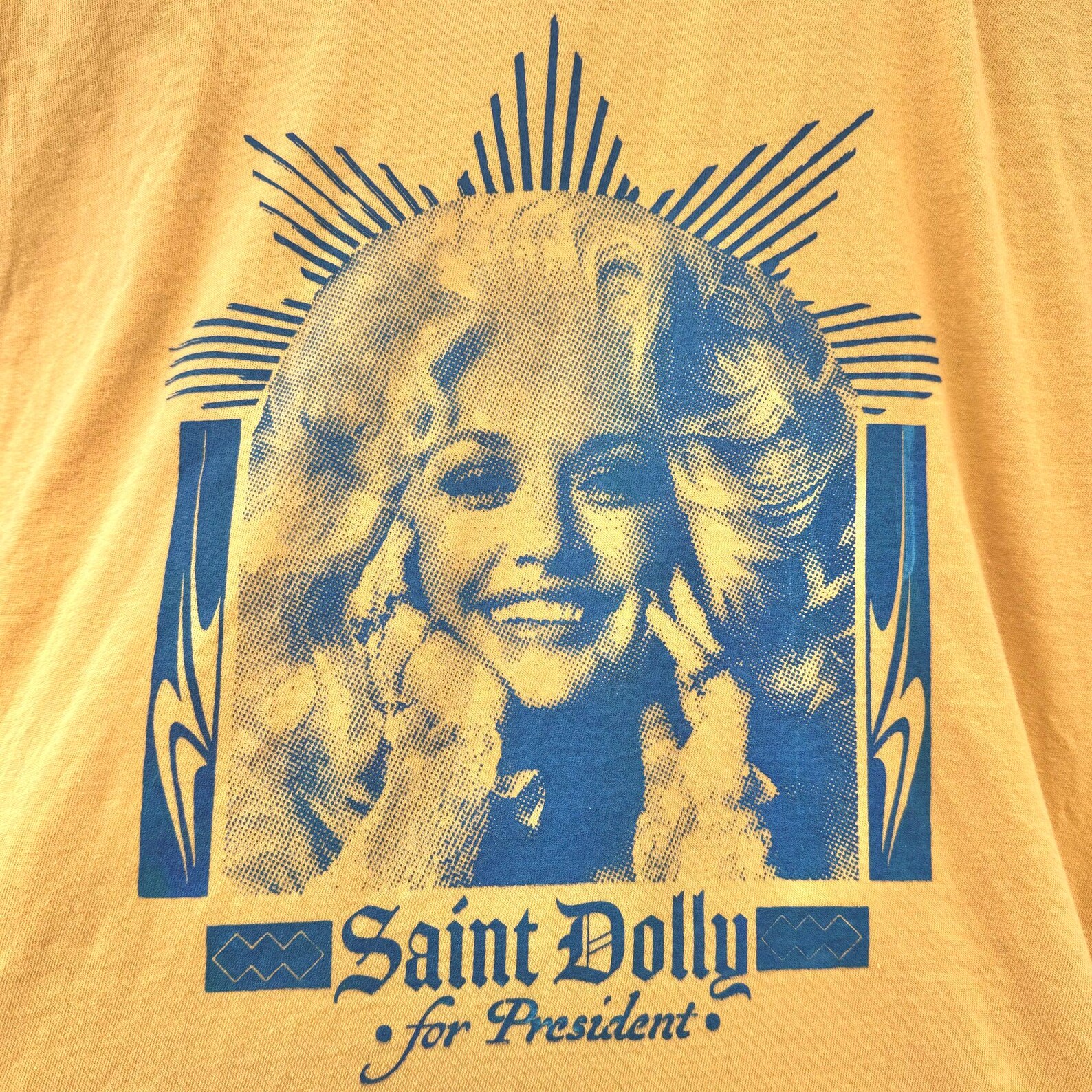 Saint Dolly Screenprinted Vintage Wash Comfort Colors Graphic T shirt 