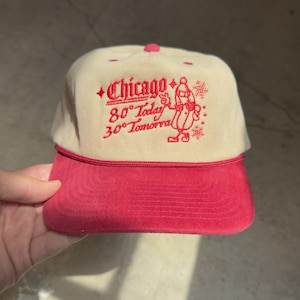Chicago Funny Embroidered Snapback Cap Made to Order Hat