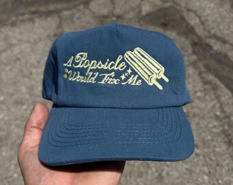 Popsicle Funny Embroidered Snapback Cap Made to Order Hat