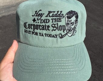 Corporate Slop Embroidered Snapback Made to Order Hat