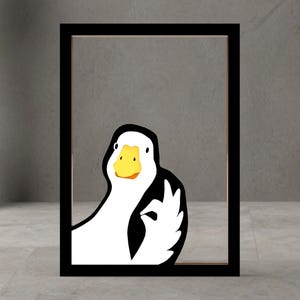 Duck Svg,Dxf-Laser cut files 8 Multilayer Art Piece for Glowforge,Pdf for Handcut,DWG,PDF,AI,laser designs,wood art, gift, shadow box
