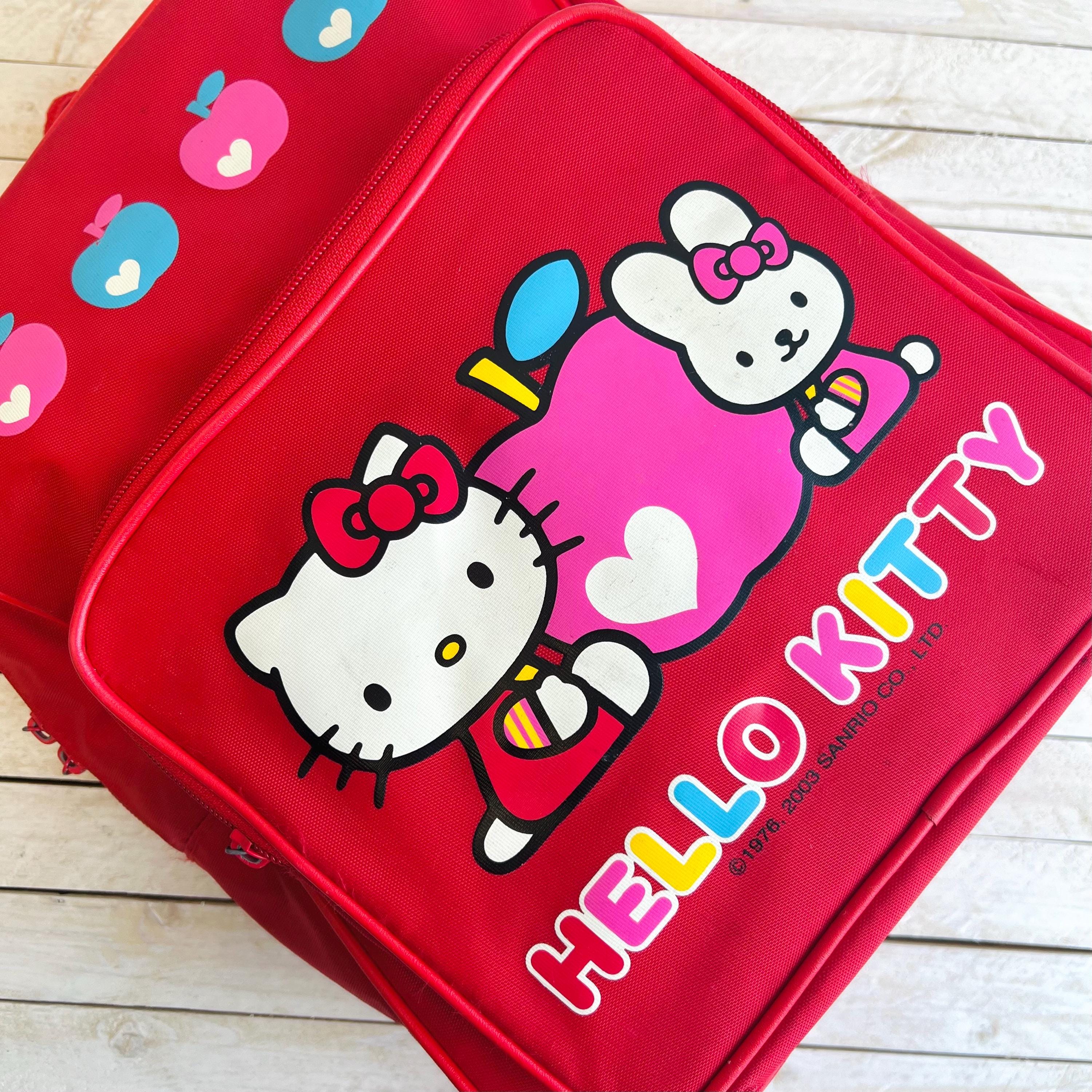 Y2kハローキティhellokitty リメイクリュック　バッグ ハローキティ キティ ナップサック バッグ リュック y2k 平成