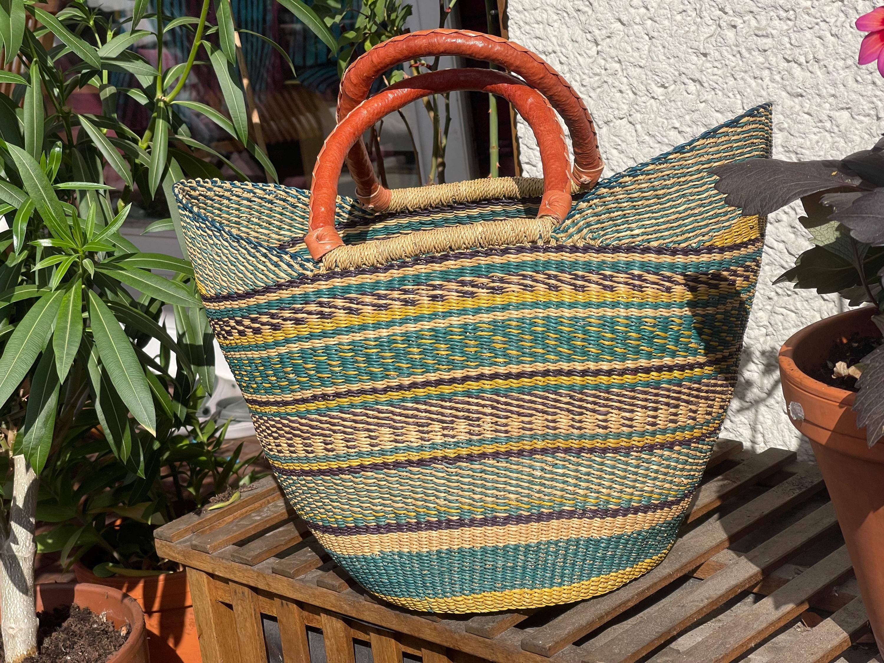 Geflochtenen korb tasche