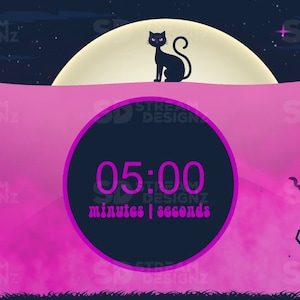 Stream Countdown Timer Overlay - "Enchanted"
