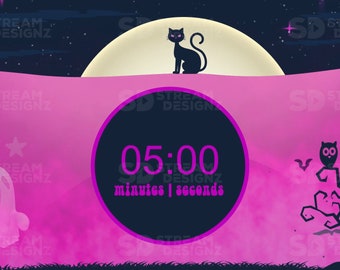 Stream Countdown Timer Overlay - &quot;Enchanted&quot;