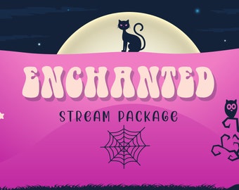 Animated Stream Overlay Package - "Enchanted"