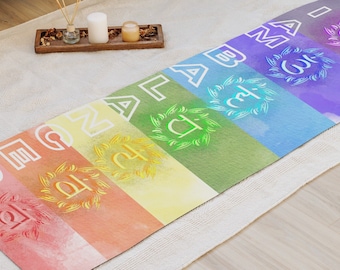 Yoga Mat Customizable, Chakra Balancing Yoga Mat