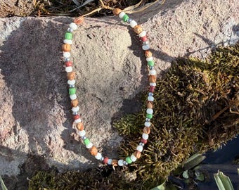 Ghost bead bracelet/anklet