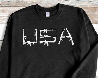 USA Pride Shirt, American Pride Sweatshirt, 2nd Amendment, Gun Collector Shirt, 2A Rights, American Constitution, We The People