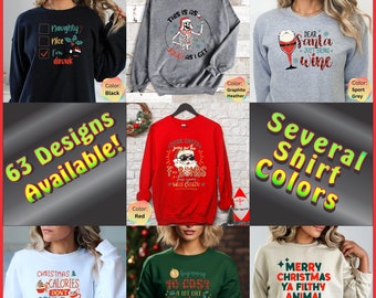 Funny Holiday Sweatshirts | Christmas Gift | Fall Winter Sweatshirt | Cozy Season Shirt | Unisex Sweatshirts | Family Christmas Photo