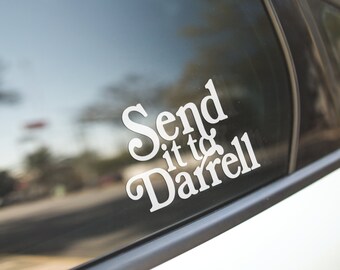 Send It To Darrell Decal, Vanderpump Rules Sticker, Bravo Gift Swag, Tom Sandoval, Raquel Leviss, Ariana Madix, Laptop Stickers. car decal