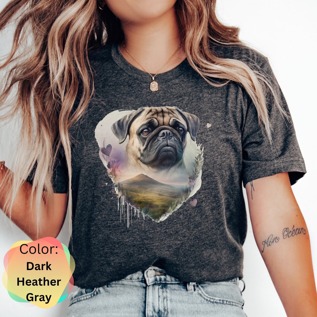 Fawn Pug Figura Decorativa Con Diseño De Figura De Perro Figura