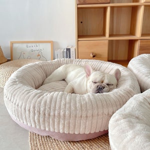 Orthopedic Dog Bed – Extra Thick Fluffy Pet Bed for Small, Medium & Large Dogs –  – Cozy Dog Bed Furniture – Calming Dog Bed
