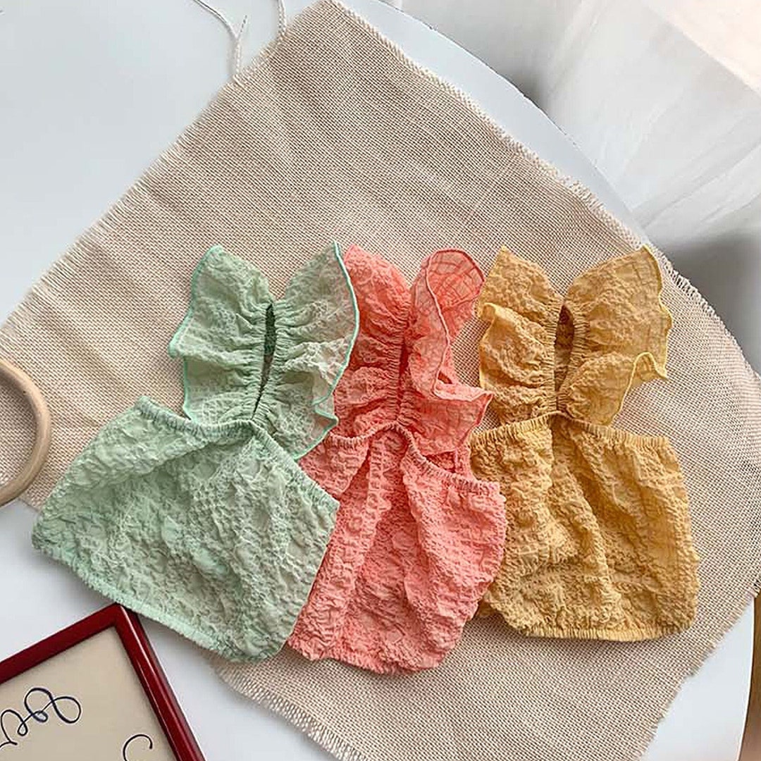 Bubble Crop Top Dog Summer Tshirt Dog Shirt Tops Dog Etsy