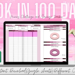 10K IN 100 DAYS - Google sheet Money Challenge Edition