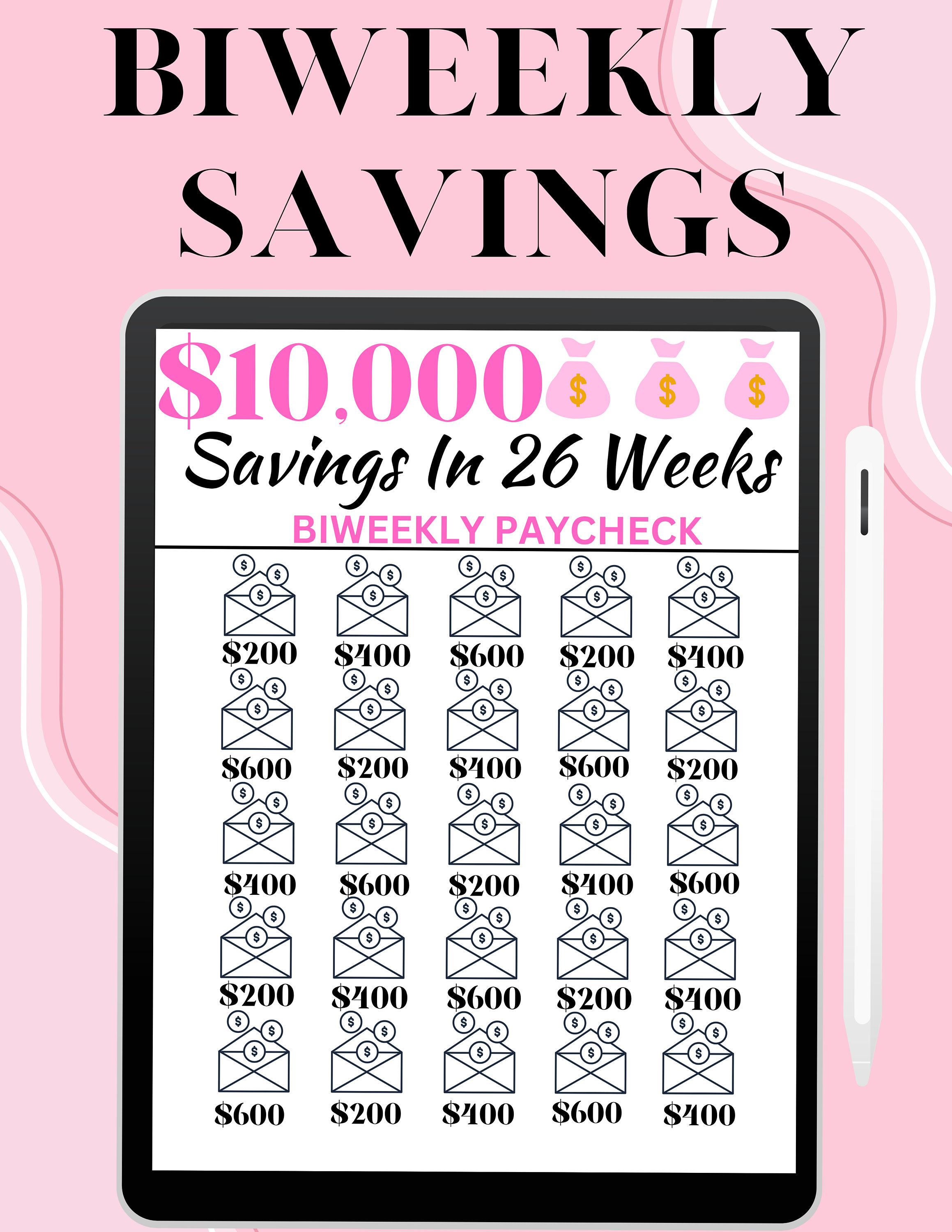 biweekly-savings-10000-in-26-weeks-etsy