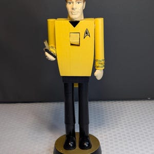 Star Trek Captain Kirk Nutcracker RARE Kurt S. Adler Christmas 2008