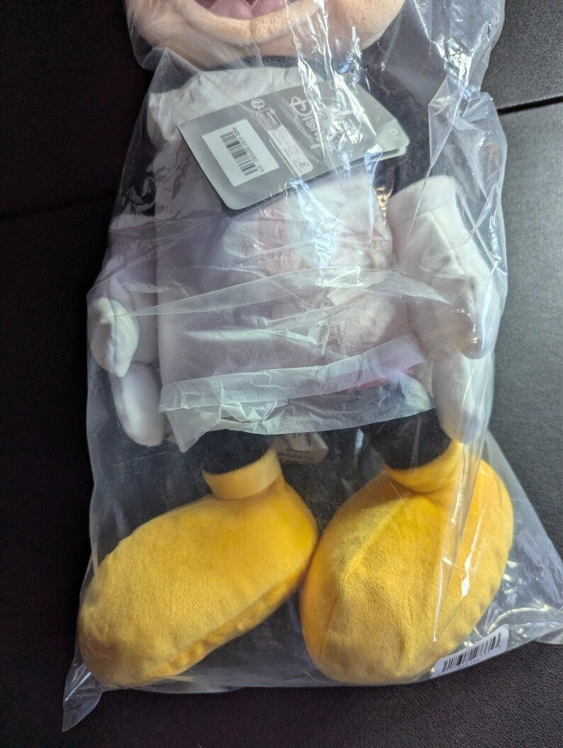 Disney Parks Souvenir Mickey Mouse 18" Plush Stuffed Animal Toy Classic NIB zdjęcie 3