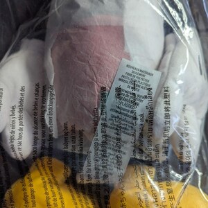 Disney Parks Souvenir Mickey Mouse 18" Plush Stuffed Animal Toy Classic NIB zdjęcie 5