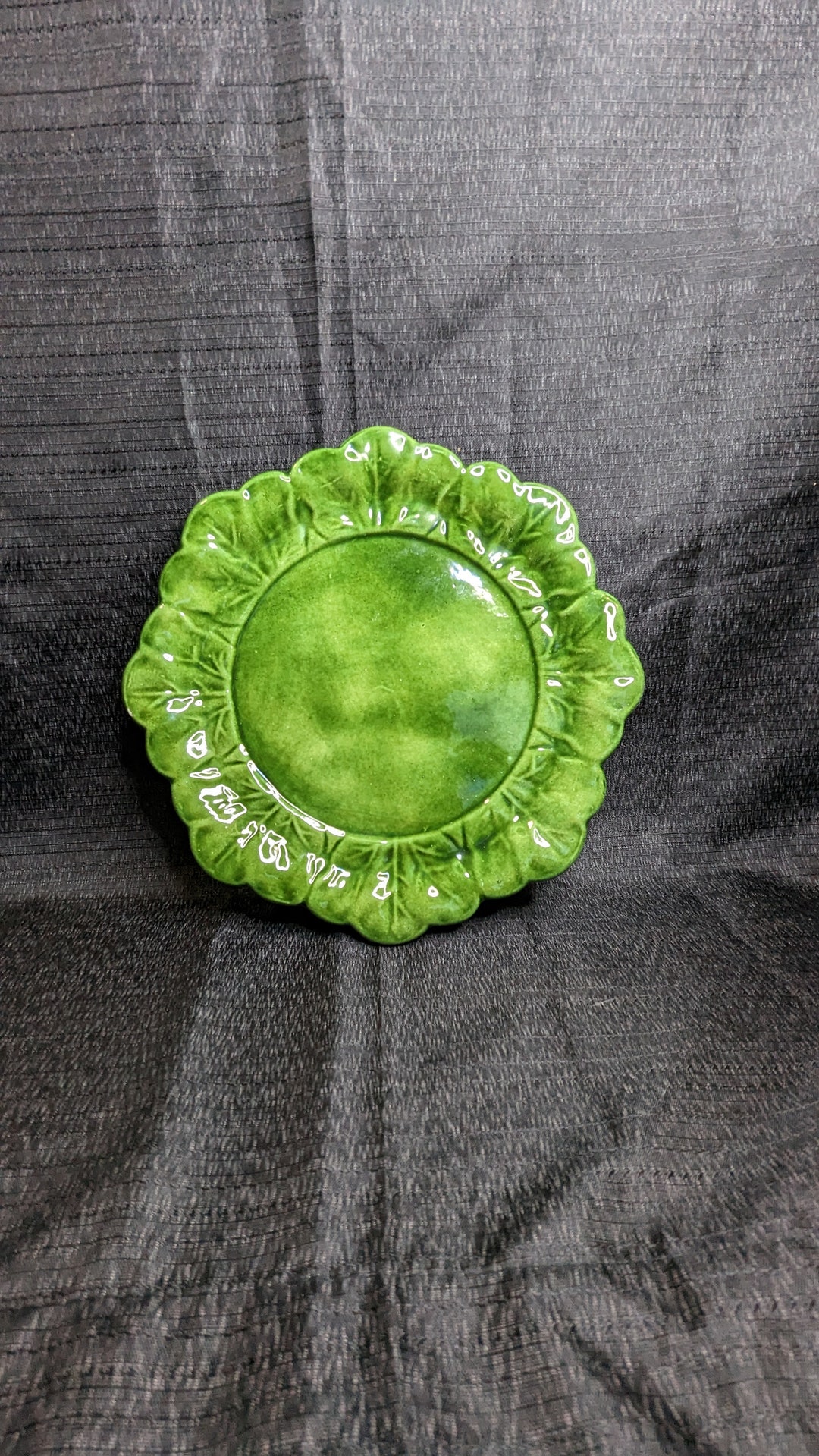 8 Cabbage/lettuce Leaf Plate is From Holland Mold Etsy