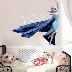 Disney Frozen 2 Vinyl Removeable Wall Sticker Wall Decor Children's Bedroom Wall Art Elsa