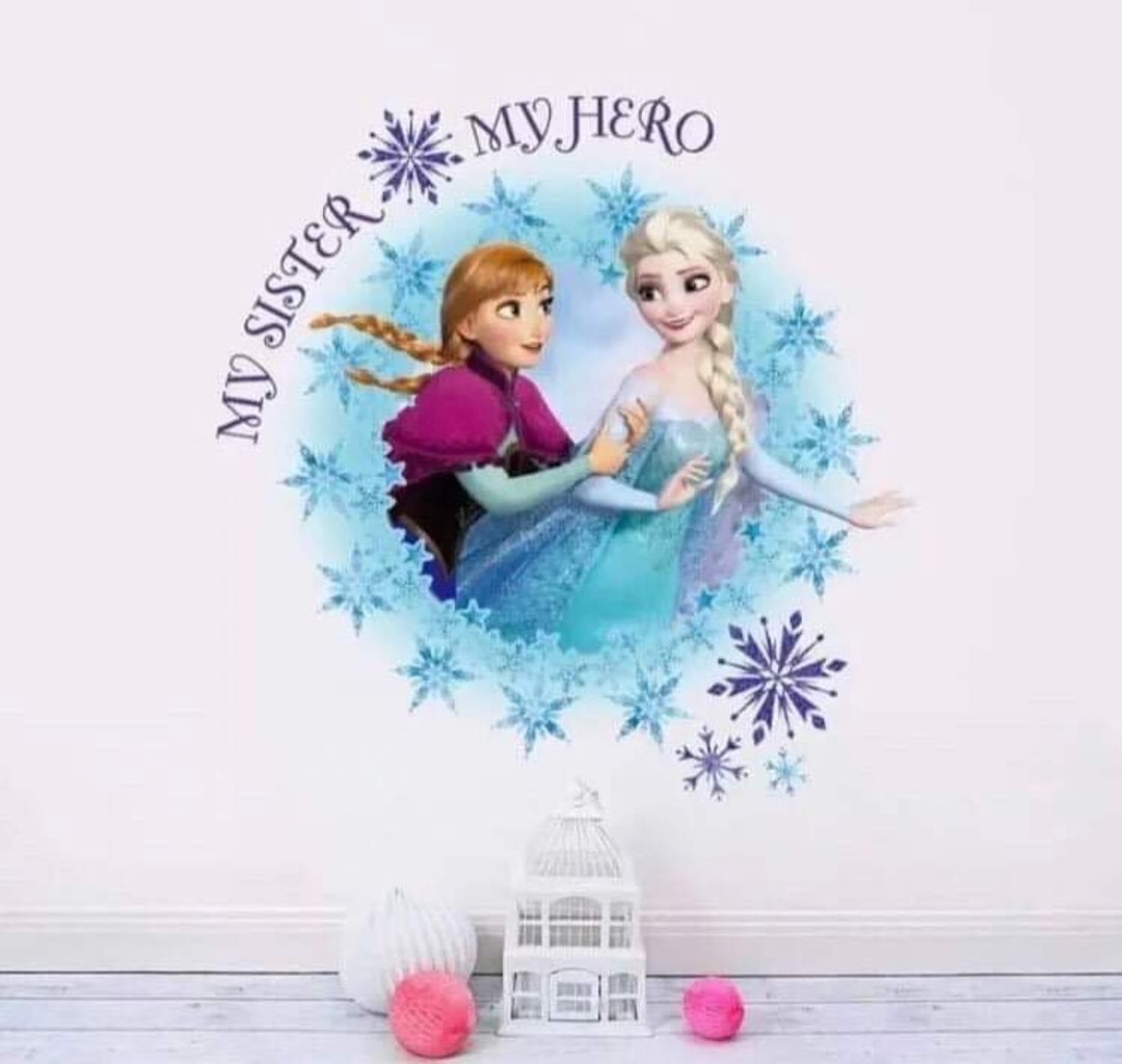 Disney Frozen 2 Vinyl Removeable Wall Sticker Wall Decor Etsy