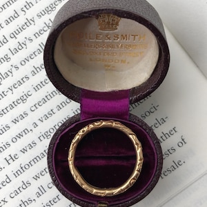 Antique Georgian 15k Yellow Gold Ornate Split Ring/Charm Holder/Pendant/Connector, c.The Early 1800s, Rare Find