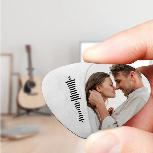 Personalized Spotify Guitar Pick Etsy