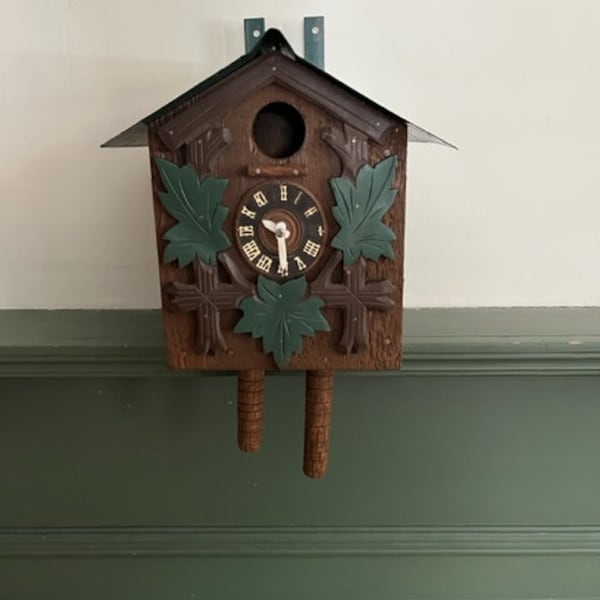 Birdhouse Clock Etsy