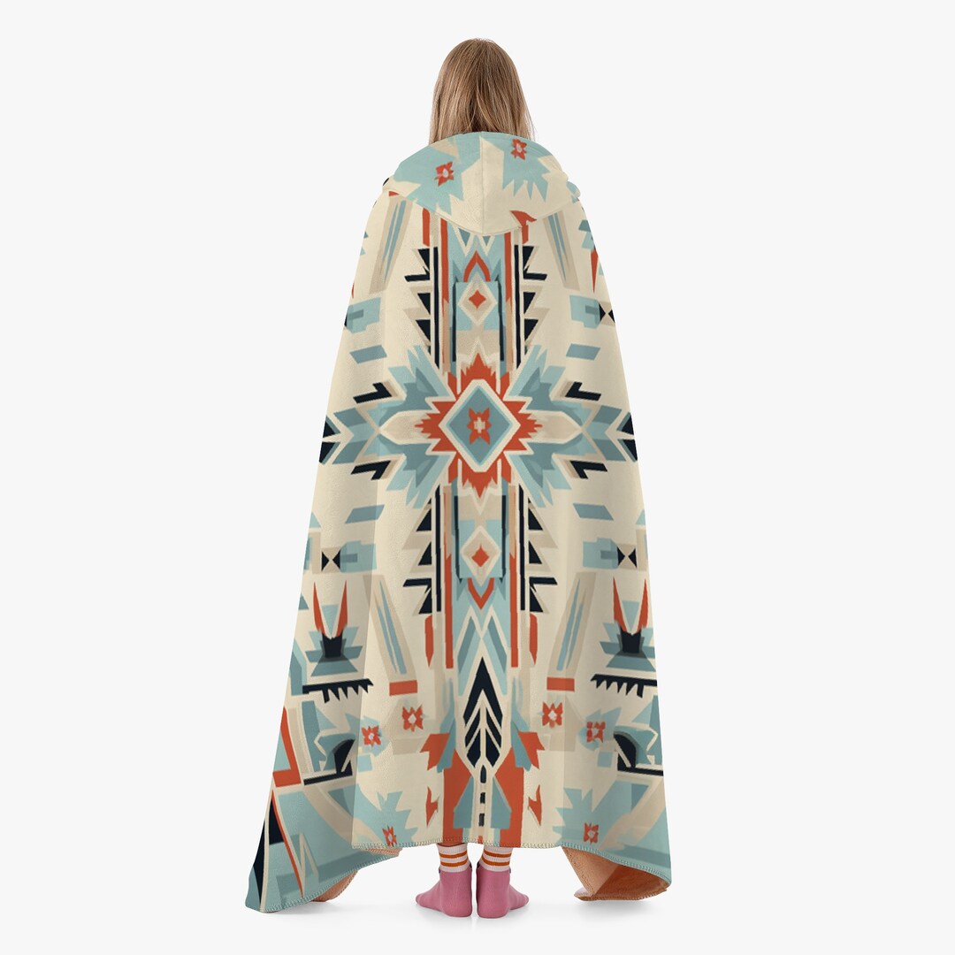 Chimayo Blanket Chemo Blanket Chd Blanket Hoodie, Blanket Hoodie