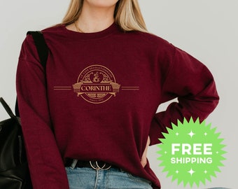 Les Misérables Cafe Crewneck Sweatshirt Victor Hugo Cozy Sweater Literature Bookish Book Lover Musain Poetry Literary Shirt Les Mis Academia