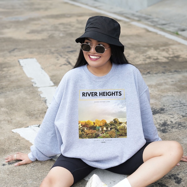 Nancy Drew River Heights Crewneck Sweatshirt Sweater Literature Bookish Aesthetic Book Lover Gift Literary Shirt Fiction Travel Mystery