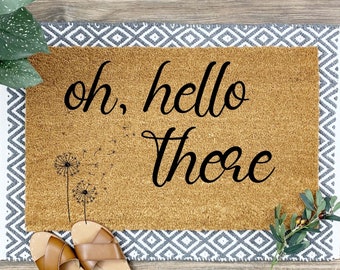 Oh Hello There SVG PNG, Doormat SVG, Doormat designs, farmhouse svg, Shirt png, Tshirt png, Hello svg, Spring Svg, Spring png,Spring doormat