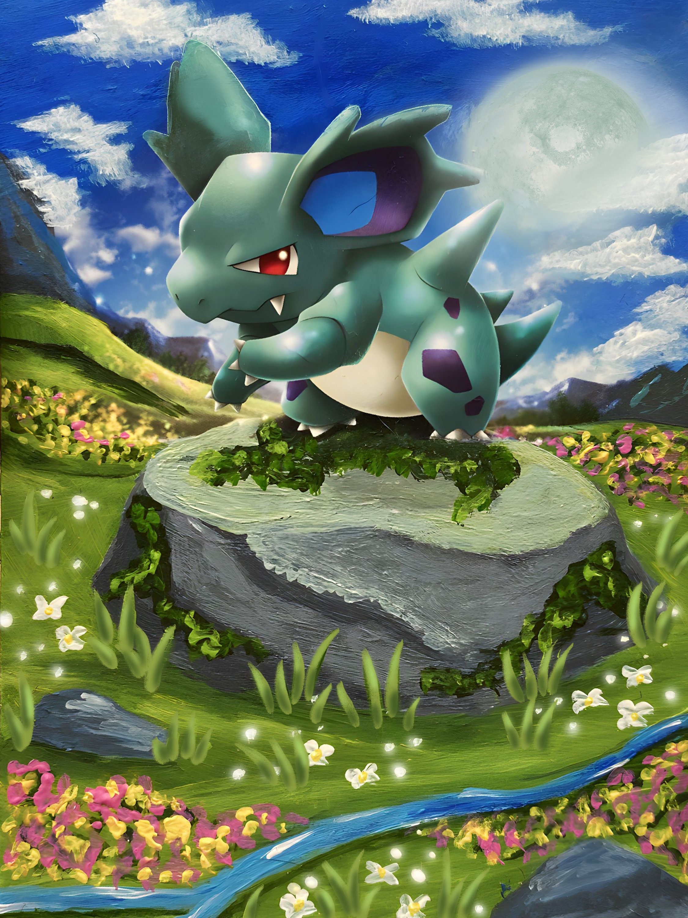 Nidorina Card - Etsy Israel