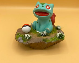 Bisasam Diorama Valentiens-Version - Pokemon 3D Figur