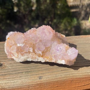 Purple Spirit Quartz aka Cactus Quartz from South Africa, high grade self-standing cluster, beautiful rare amethyst specimen