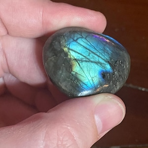 Flashy Labradorite Polished Heart, love stone, gift for partner, gift for her, gift for him, Madagascar labradorite, crystals for Pisces