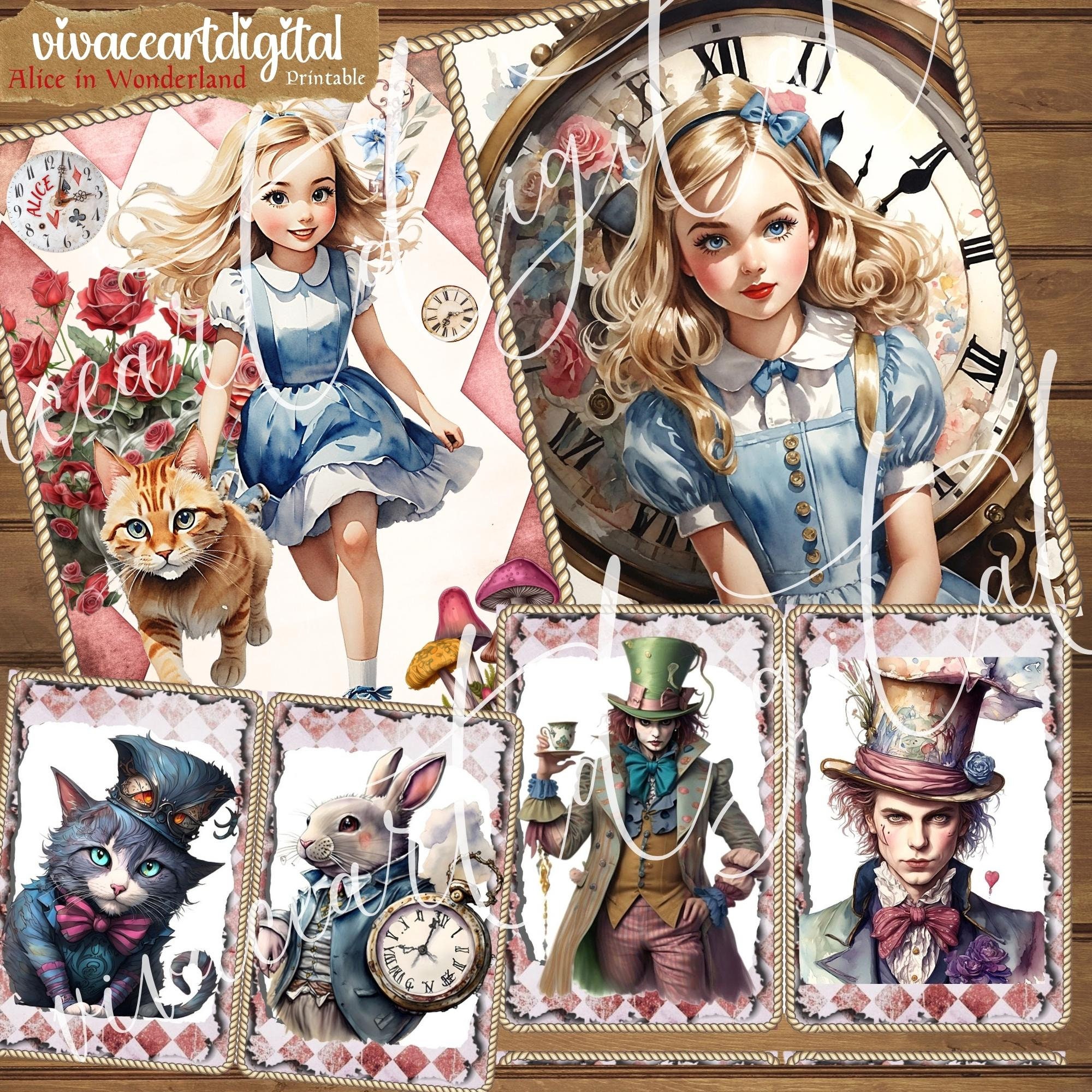 Steampunk alice in wonderland - Etsy Österreich, image size:2000x2000