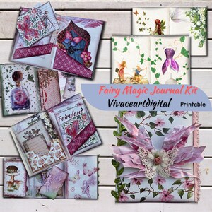 Junk Journal, Fairy Magic, Fairytale, Ephemera, Feeën, Woodland, Kinderen, Kinderen, Afdrukbaar, Digitale Download