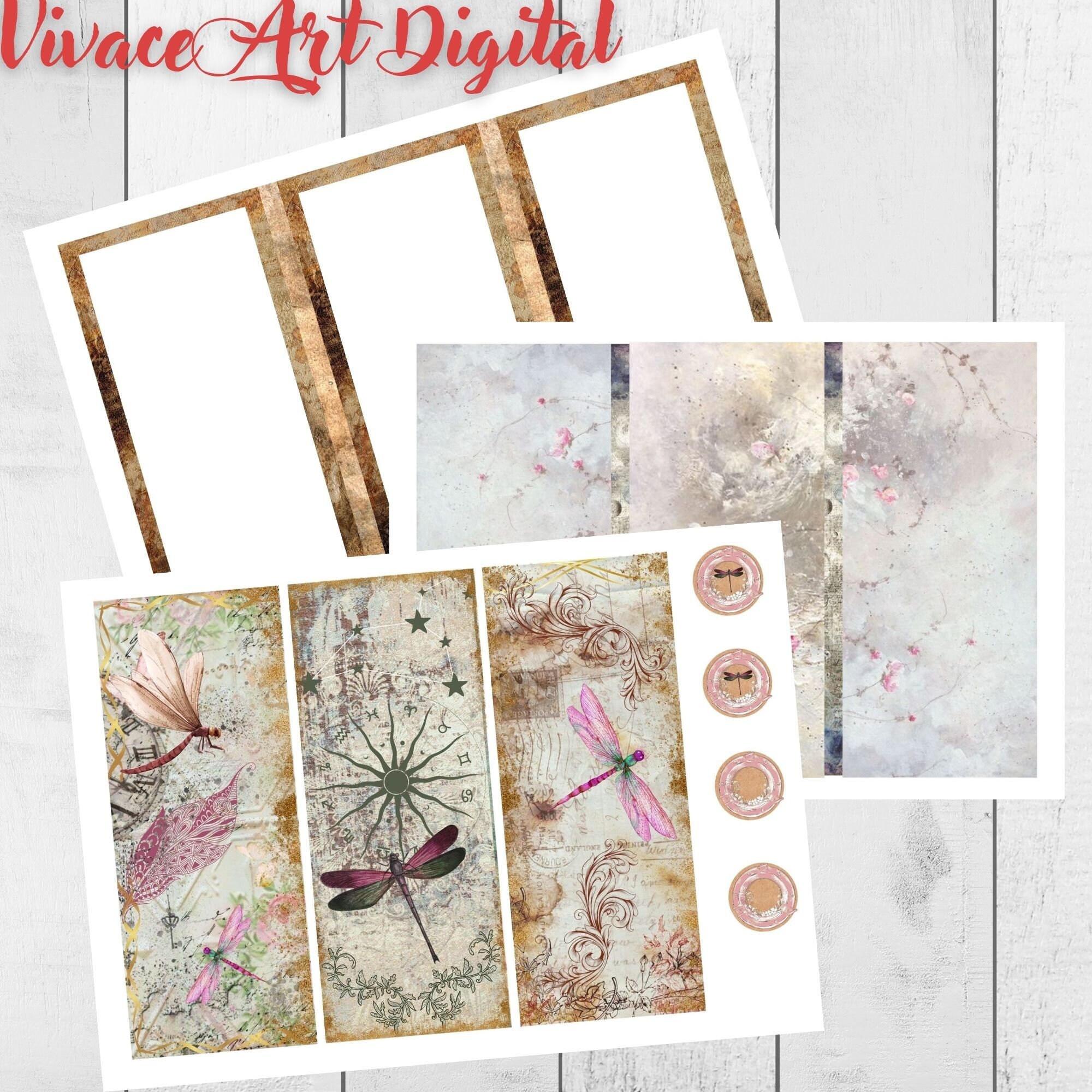 Fortune Teller Mini Project, Booklet Craft Kit, Folio Kit, Junk Journal ...