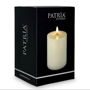 4 Inch LED Candle Real Wax Battery Powered Candle 3D Flame Candle Wedding Candle Party Candle
