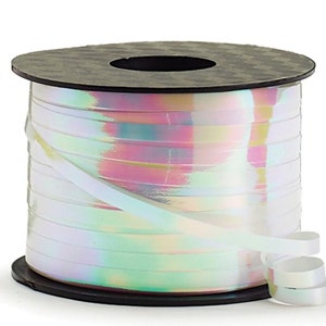 Iridescent Curling Ribbon 3/16 Uncrimped - 250 Yards Gift Wrap Ribbon