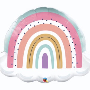32 inch Foil Boho Rainbow Balloon Party Balloon Party Decor