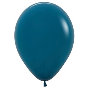 Deep Teal 11 Inch Latex Balloons