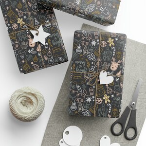 Christmas Gift Wrapping Paper Holiday Wrapping Paper Christmas Gift Wrapping Paper Christmas Paper